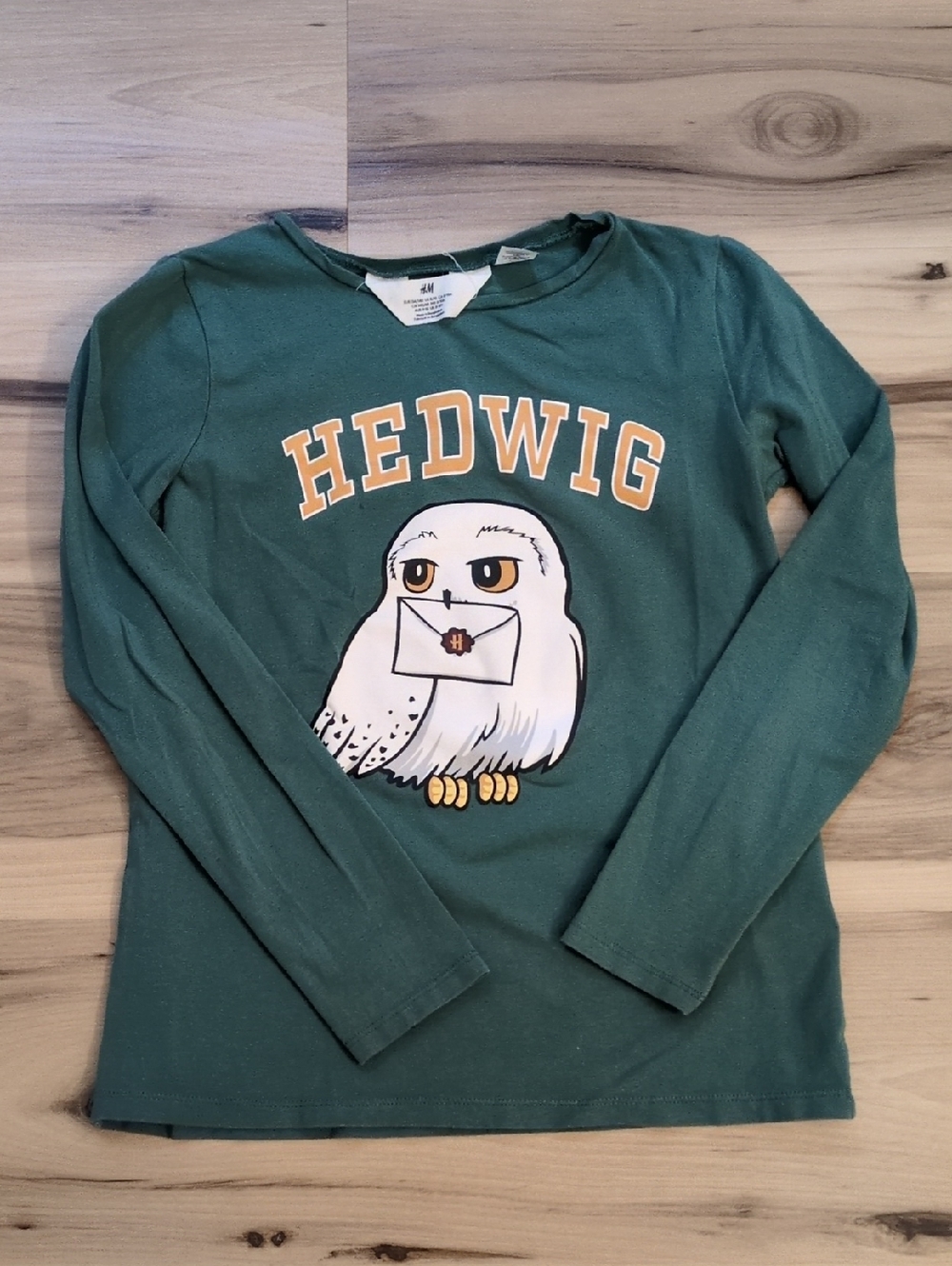 Harry Potter X H&M Hedwig Long Sleeve Shirt Size 8/10